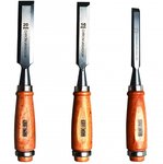 3 pieces Firmer Chisel Set 16/10/20 mm