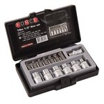 Coffret de 14 douilles & embouts Torx