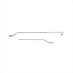 Support de bache en aluminium, extensible, 108-146 cm, pour bache de remorque