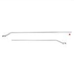 Support de bache en aluminium, extensible, 132-204 cm, pour bache de remorque