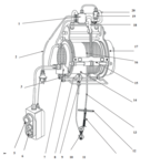 Palan electrique 400/800 kg