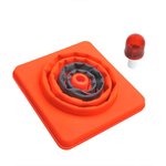 Pylone de securite pliable avec eclairage LED