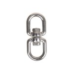 Verrouillage pivotant 6 mm, acier inoxydable A4 AISI 316, il/il, 1 350 daN