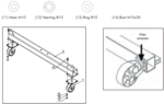 Grue portique mobile 1 ton