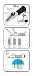 Refractometre pour mesure liquide de refroidissement