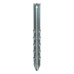 Piquet de tente 30cm metal strie