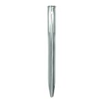 Piquet de tente 22cm metal demi-rond