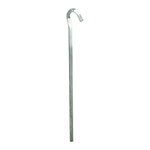 Goupille de pierre 22cm carre en metal