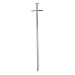 Goupille de roche 23cm en metal avec goupille transversale soudee