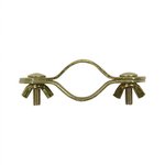 Pince de support de toit double 25- 28mm