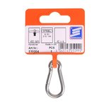 Mousqueton 40x4mm, A4 acier inoxydable AISI 316, 450 daN
