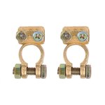 Jeu de pinces pour bornes de batterie (+) et (-) 35-50 mm