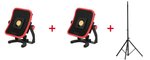 Double lampe de chantier flow led 2 x 50 w