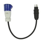 Rallonge 40 cm 3x1,5 mm² de la prise suisse vers la prise CEE