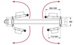 Pont elevateur a 2 colonnes 4t - 3x400v