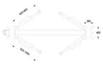 Pont elevateur a 2 colonnes 4t - 3x400v