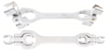 Cle a pipe, ouverte 8-en-1 8 - 19 mm