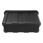 Coffre de rangement pour remorque en plastique 25L 565 x 245 x 290mm incl.