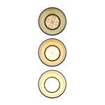 Lampe suspendue LED pliable en silicone blanche diametre 20 cm