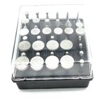 Jeu d'outils de meulage au diamant, 50 pcs 3 mm