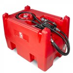 Cuve diesel rouge pe 220i, pompe 12v 40l, tuyau + pistolet auto