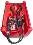 Cuve diesel rouge pe 220i, pompe 12v 40l, tuyau + pistolet auto