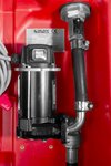 Cuve diesel rouge pe 220i, pompe 12v 40l, tuyau + pistolet auto