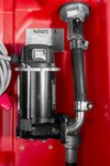 Cuve diesel rouge pe 220i, pompe 12v 40l, tuyau + pistolet auto