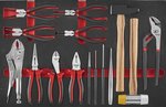 Chariot a outils avec 7 tiroirs et 180 pieces d'outils