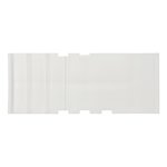 Cale de roue en plastique blanc incl. titulaire