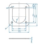 Plaque de montage SPP PW- 01