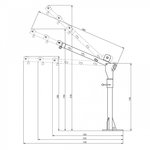 Grue mobile 300 kg avec treuil