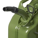 Bec verseur metal vert flexible Convient pour l'essence et le diesel