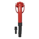 Bec verseur en metal rouge flexible adapte a l'essence diesel