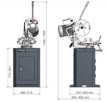 Tronconneuse diameter 315mm