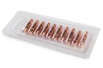 Pointe e-cu m6x25x1.0 pour torche mig 24KD x10 pieces