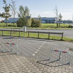 Support de stationnement avec serrure