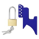 Serrure d'attelage avec cadenas sous blister