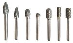 Set de fraisage 7 pieces en carbure de tungstene