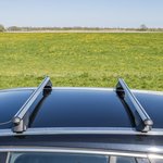 Porte-bagages de toit pour rail de toit ferme 120 cm aluminium 75 kg