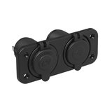 Kit d'encastrement : prise DIN + port USB double type A 2x2100mA