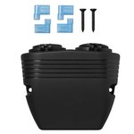 Kit de montage en saillie : prise DIN + port USB double type A 2x2100mA