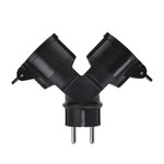 Repartiteur double Schuko