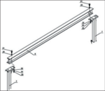 Grue portique mobile 2 ton
