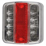 Feu arriere 4 fonctions 98x105mm 14LED avec EC 5 broches