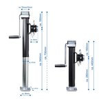 Pied de support extensible, robuste SH42/2000