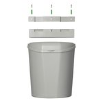 Poubelle avec couvercle 6L pour caravane/camping-car