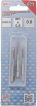Jeu de tarauds pre-taraud et filiere M5 x 0,8 3 pieces