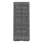 Bloc de rampe 90 mm gris - lot de 2 pieces