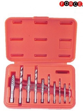 Extracteur combine et kit de percage 10 pieces